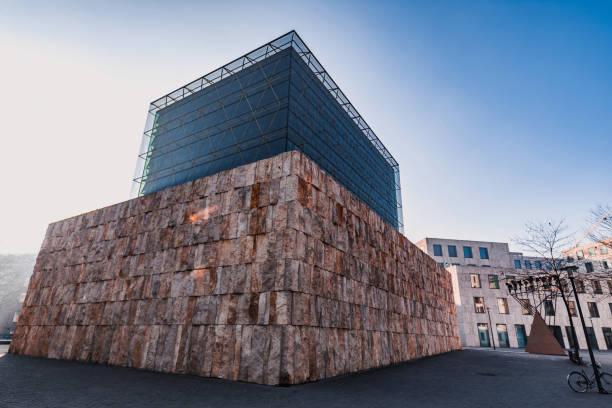 città di monaco di baviera germania - synagogue judaism contemporary munich foto e immagini stock