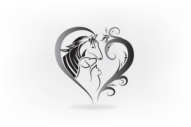 istock Horse,dog and cat silhouettes 1084650390