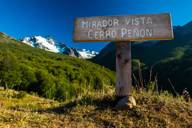 istock Sign in Chilean mountains 1084654714