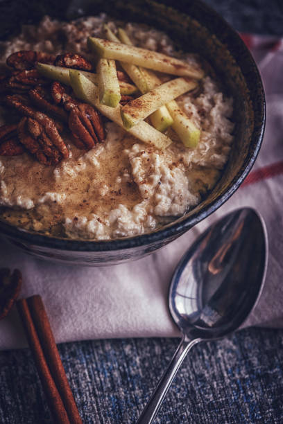istock Homemade Pecan Porridge with Pears 1084656370