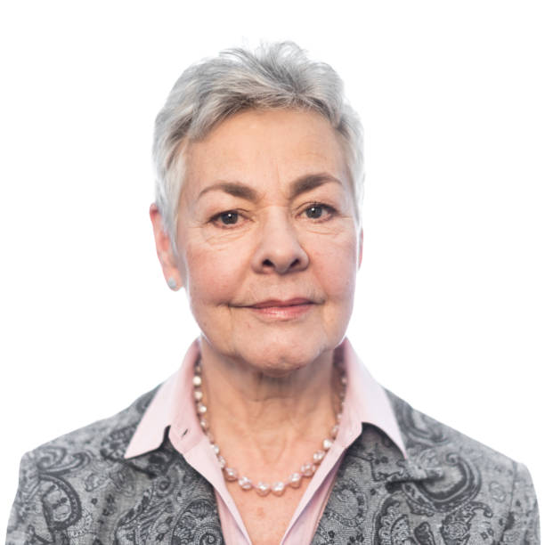 istock Beautiful senior woman in blazer 1084667452