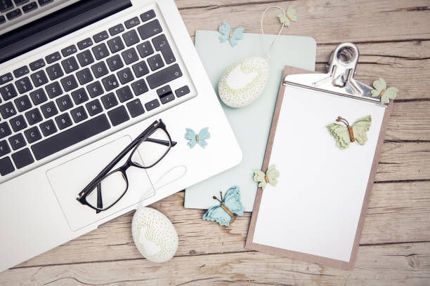 istock High Angle View Of Laptop With Personal Accessories On Table 1084668976