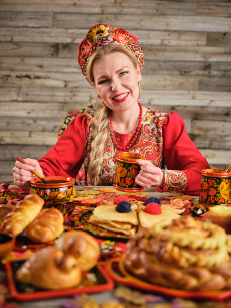 istock Traditional Russian Woman 1084670552
