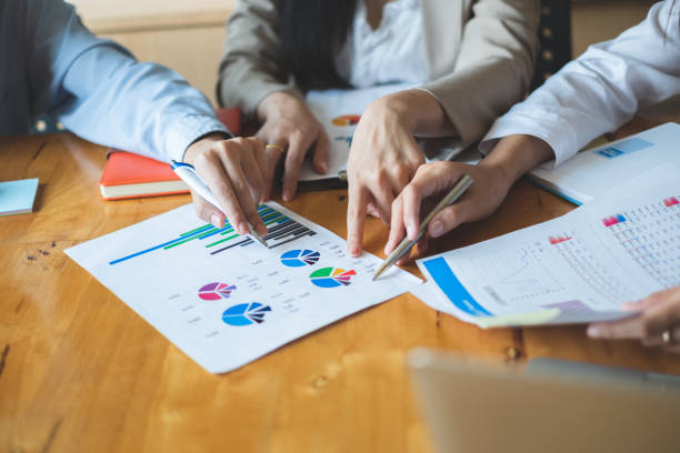 istock Teamwork casual people, Casual office asian strategy planning digital in modern office,Business people concept. 1084674196