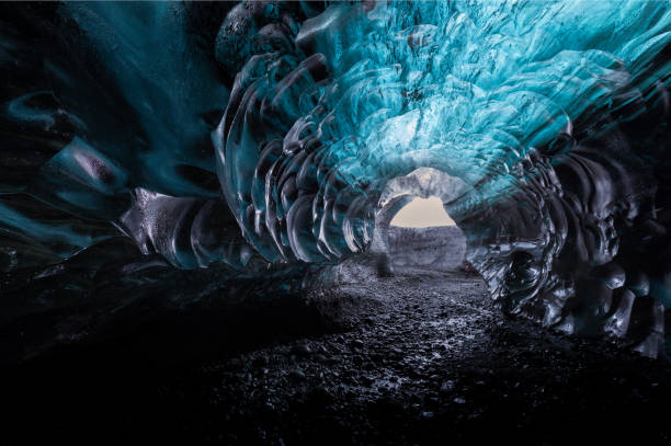 istock Blue ice cave in Vatnajokull glacier, Iceland 1084681814