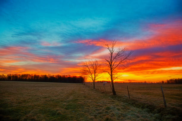 Dusk in Rural America