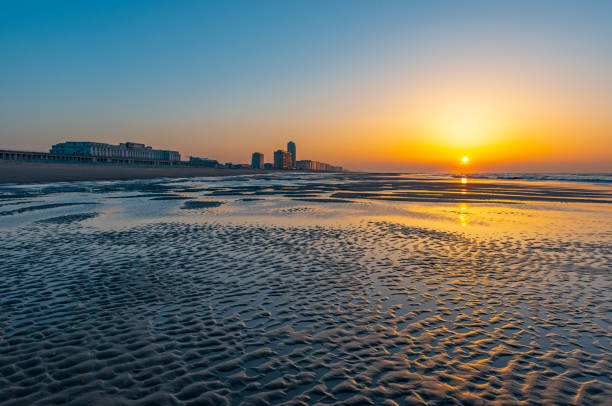 istock Ostend Cityscape at Sunset, Belgium 1084690908