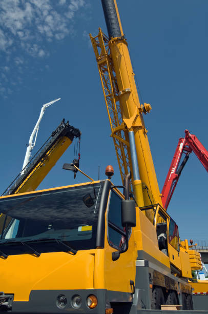 istock Low Angle View Of Crane Against Sky 1084695060