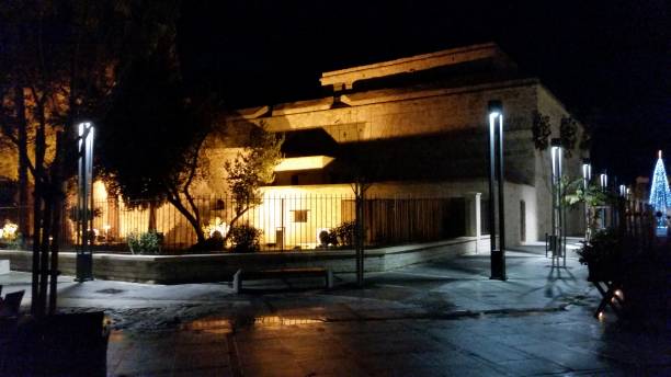 istock The beautiful night plaza Limassol Castle in Cyprus 1084706802