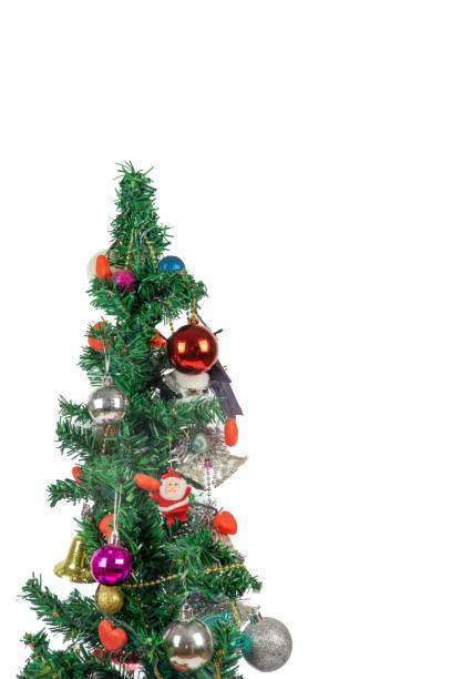 istock Beautiful christmas tree isolated on a white background - Image 1084716826