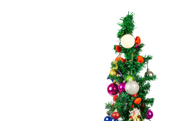 istock Beautiful christmas tree isolated on a white background - Image 1084716856