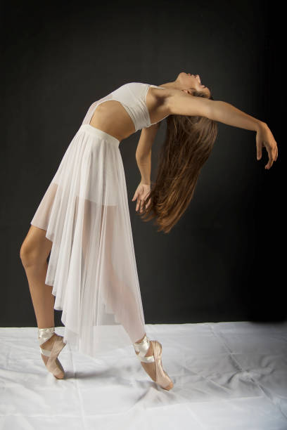 istock Young ballerina during a dance. 1084721470