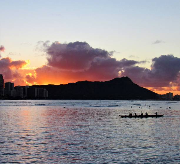 istock Sunrise over Diamond Head, Waikiki, Oahu, Hawaii 1084735414