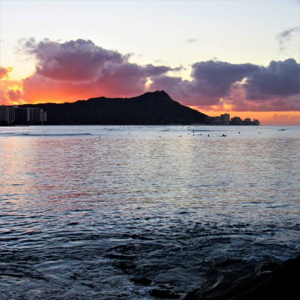 istock Sunrise over Diamond Head, Waikiki, Oahu, Hawaii 1084735420