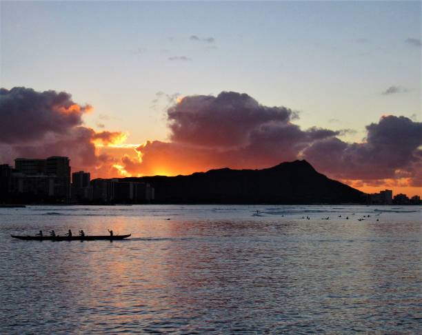 istock Sunrise over Diamond Head, Waikiki, Oahu, Hawaii 1084735426