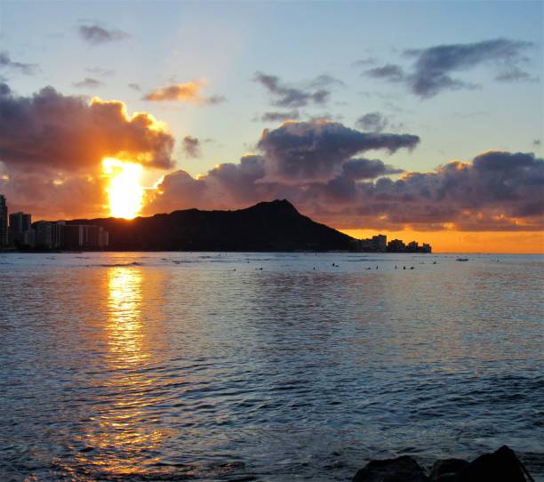 istock Sunrise over Diamond Head, Waikiki, Oahu, Hawaii 1084735436