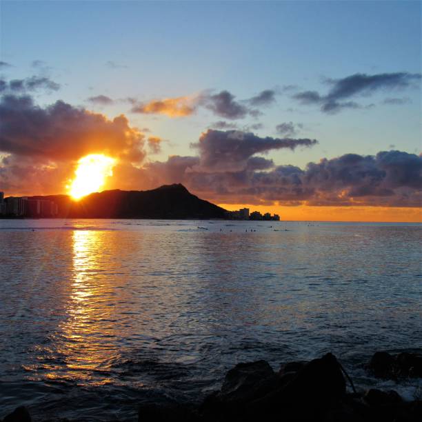 istock Sunrise over Diamond Head, Waikiki, Oahu, Hawaii 1084735506
