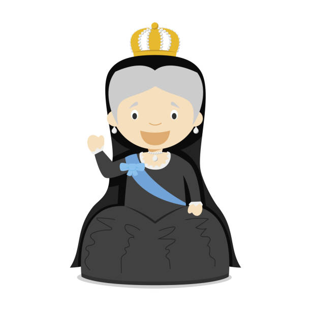 istock British Victorian Age cartoon character. Vector Illustration. Kids History Collection. 1084749406