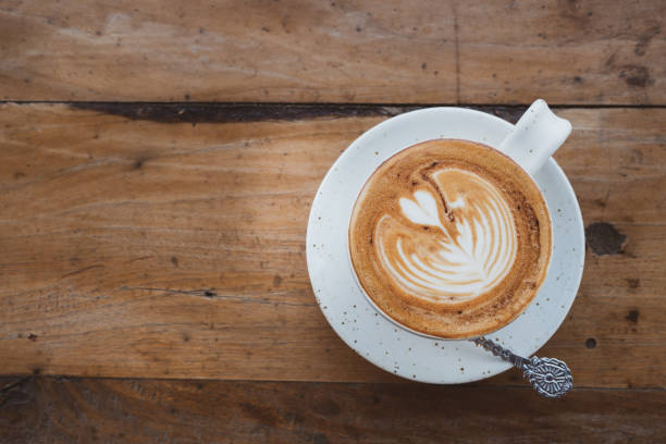 istock Cup coffee for Breakfast on table. Added vintage tone. 1084764970