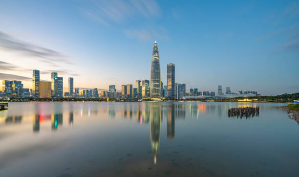 istock Shenzhen city downtown district 1084767814