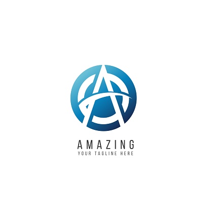 Amazinga Logo Amazing Logo Vector Template Design Illustration Stock Illustration ...
