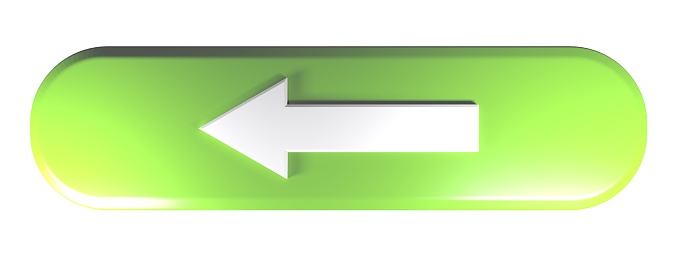 Push Button Left Green Rounded Rectangle Push Button With An Arrow To The Left 3d ...
