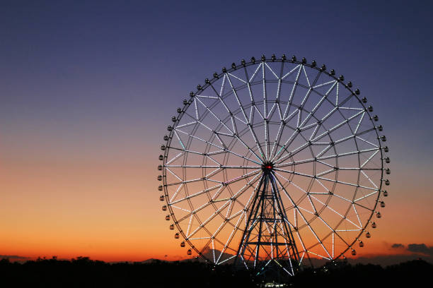 Tokyo in Japan 12/19/2018The second largest Ferris wheel in Japan in Kasai Rinkai Park in TokyoPopular spot where you can see the night view of the city center of Tokyo