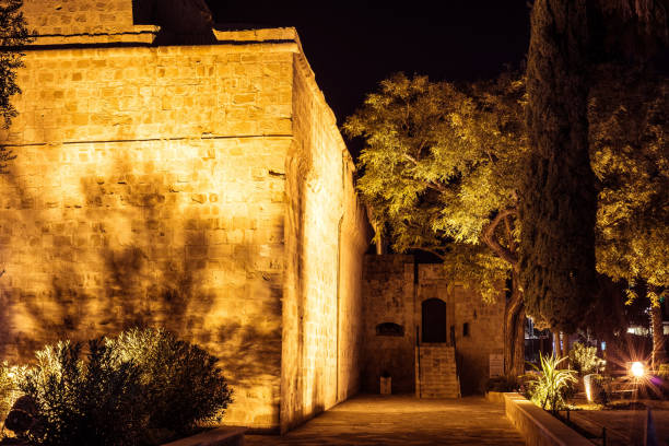 istock The Limassol Medieval fortress at night. Cyprus. 1084800946