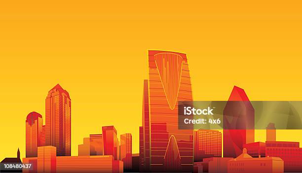 Dallas - Stockowe grafiki wektorowe i więcej obrazów Dallas - Dallas, Panorama miasta, Dzielnica mieszkaniowa