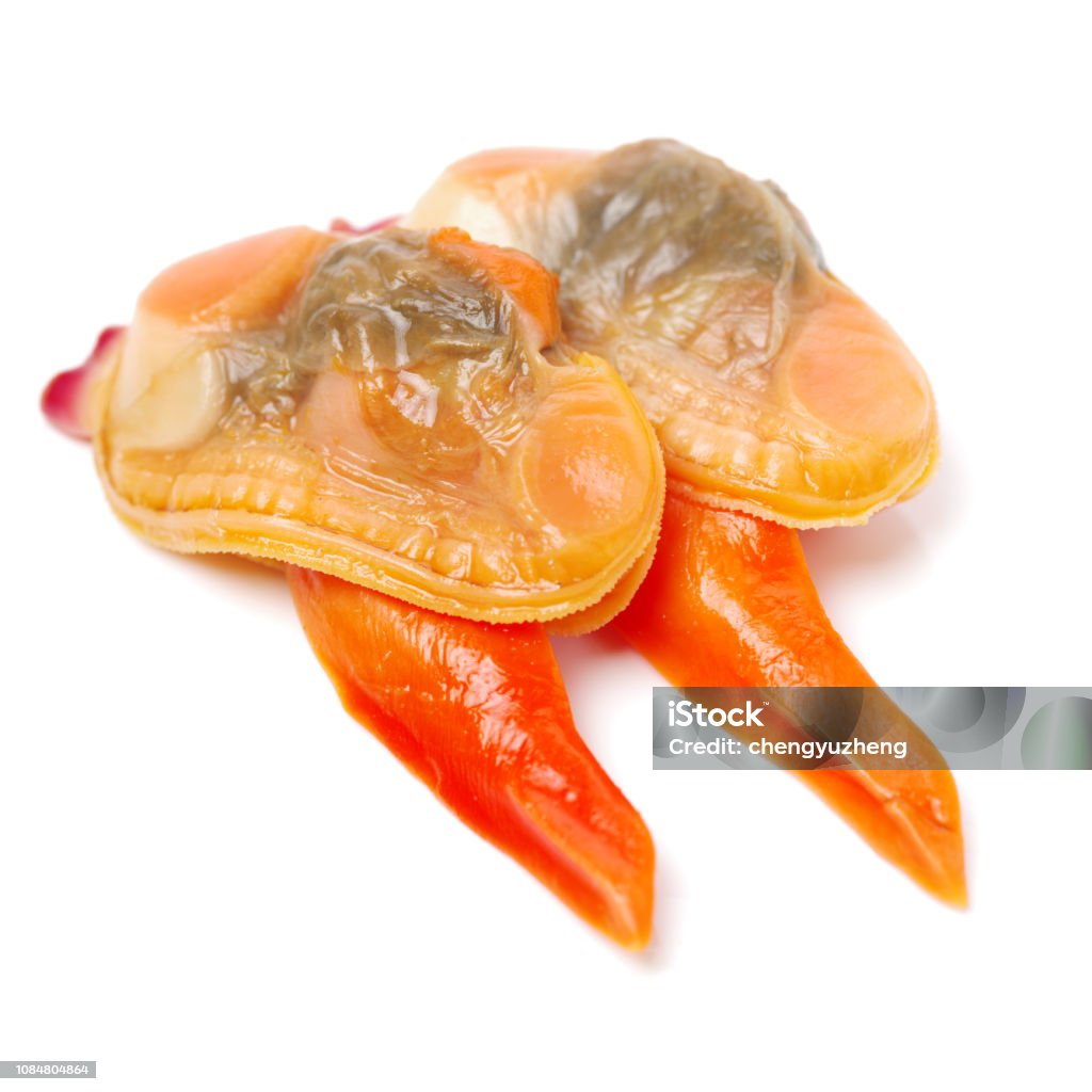 Toshell Meat Shell Meat Separated On White Background Stock Photo - Download Image ...