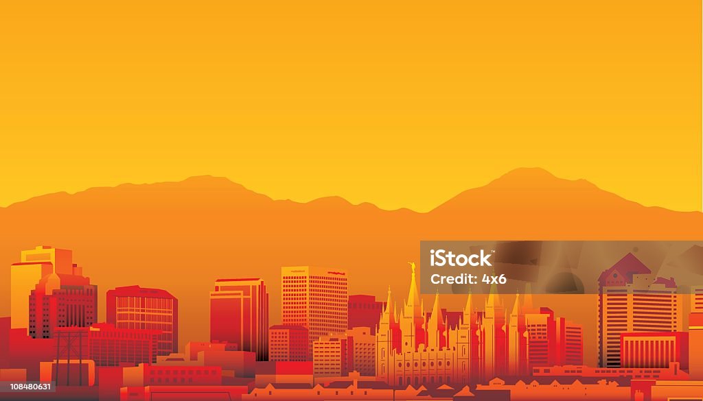 Salt Lake City, Utah  Salt Lake City - Utah stock vector