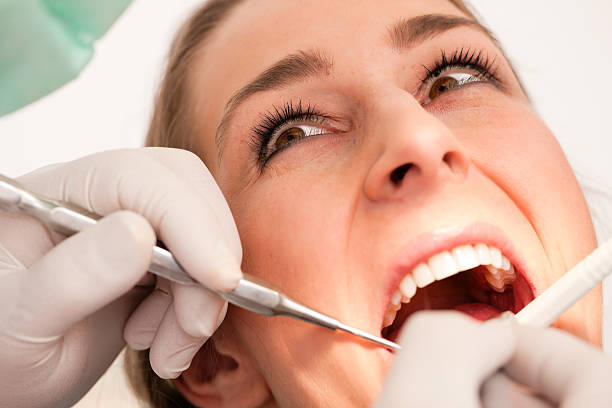 istock Patient with Dentist - dental treatment 108482747