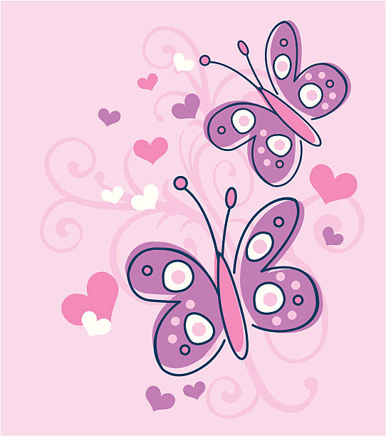 Butterfly vector art illustration