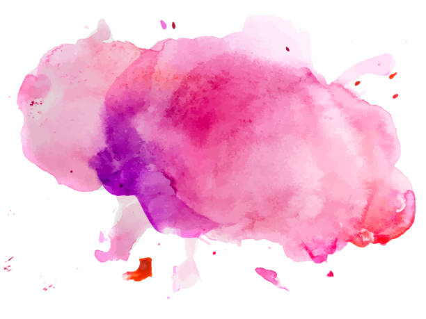 istock Colorful abstract vector background. Soft  pink watercolor stain. Watercolor painting. Abstract painting, background for wallpapers, posters, cards, invitations, websites 1084838256