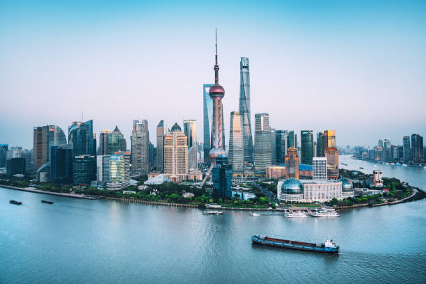 istock Shanghai, China - modern Skyline 1084840804