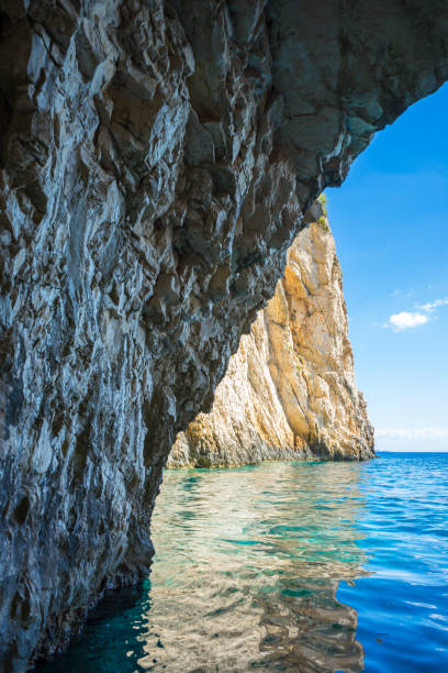 istock Greece, Zakynthos, Inside ancient chalk rock keri caves 1084840810