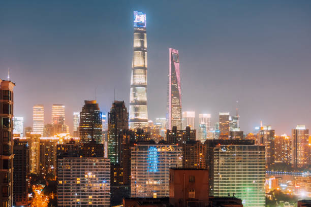istock Shanghai skyline and cityscape 1084841014