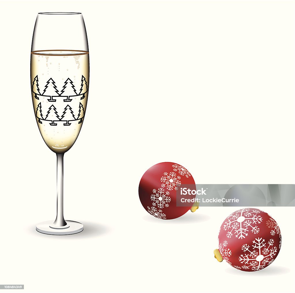 シャンパンのクリスマスパーティー - カク�テルのロイヤリティフリーベクトルアート