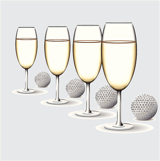 ilustrações, clipart, desenhos animados e ícones de clube de golfe jantar - white background wine bottle isolated on white champagne