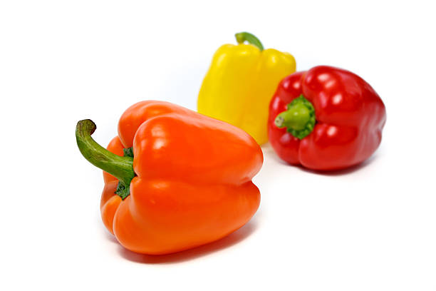pimentão laranja - mexico chili pepper bell pepper pepper imagens e fotografias de stock