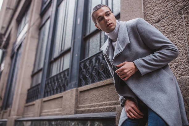 istock Stylish man wearing winter outfit 1084848108