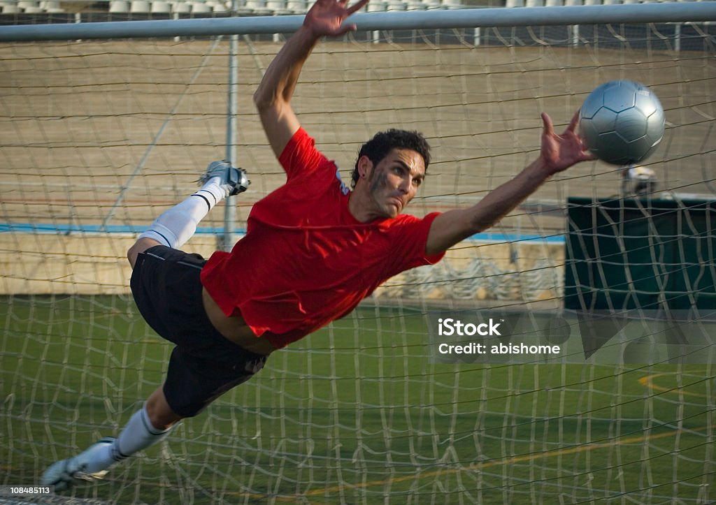 Cerrar una - Foto de stock de Fútbol libre de derechos