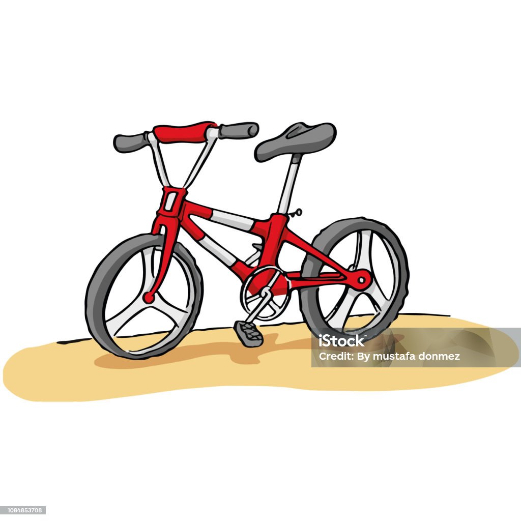 Stock ilustrace Kolo Kreslené Kolo – stáhnout obrázek nyní - Cyklistika
