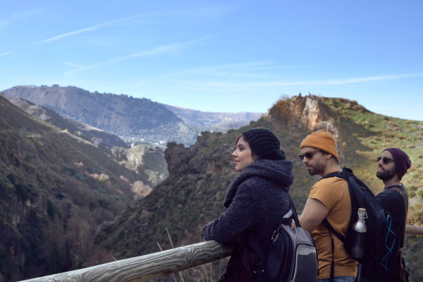 istock hiking through Los Cahorros, Granada, Spain. 1084862966