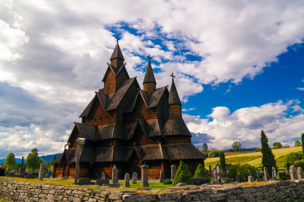 istock Heddal Stave Church, Notodden municipality in Norway 1084865220
