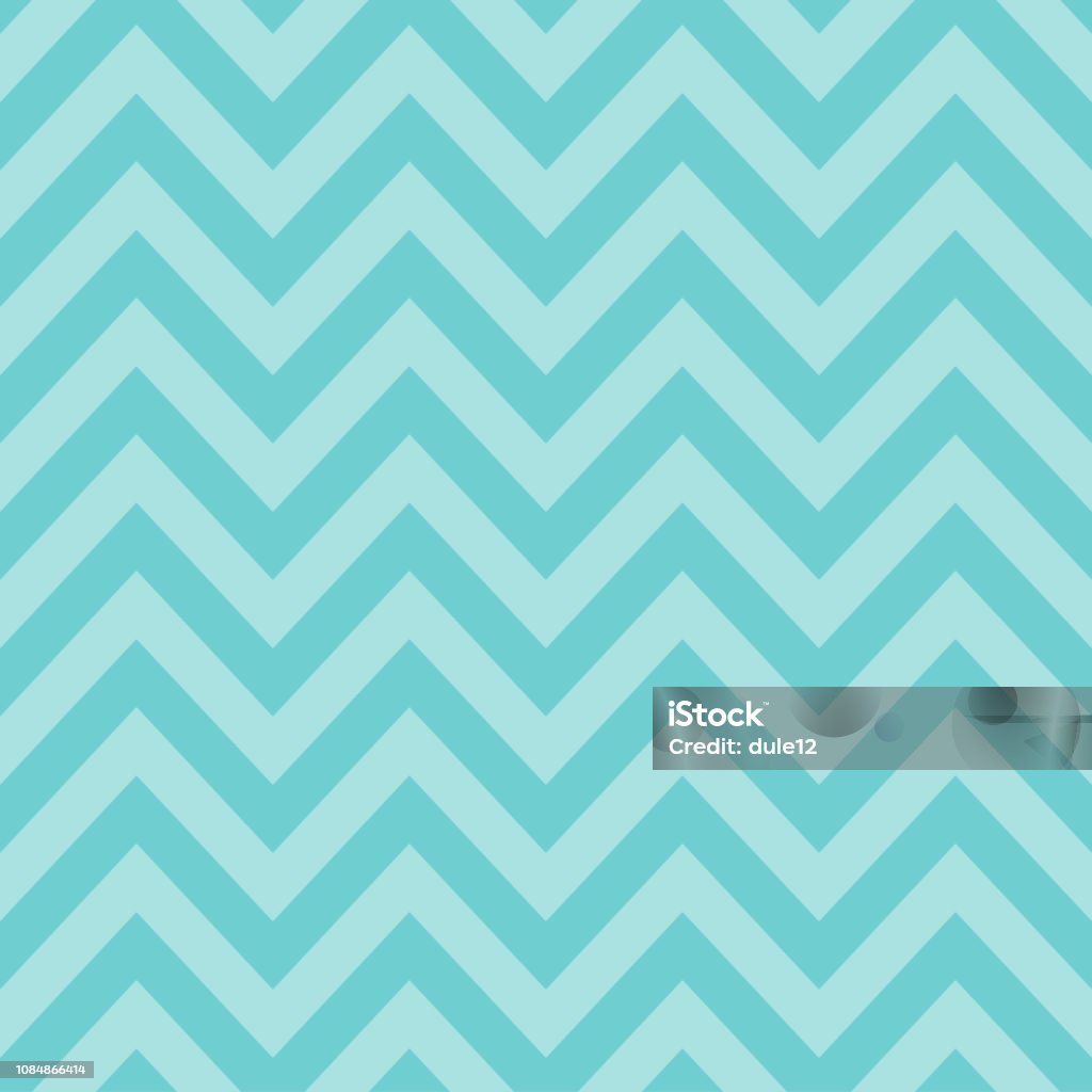 Blue Chevron Decorative Seamless Pattern Background Stock Illustration -  Download Image Now - iStock