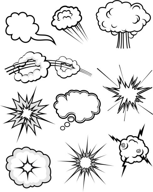 ilustrações de stock, clip art, desenhos animados e ícones de conjunto de explosões - atomic bomb testing