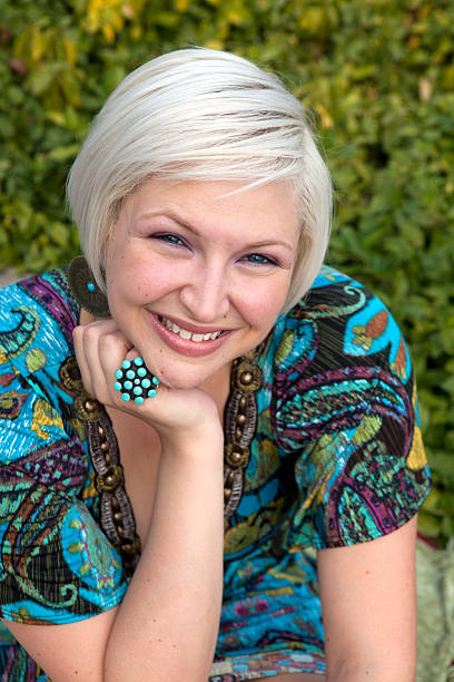 istock Colorful woman smiling 108489741