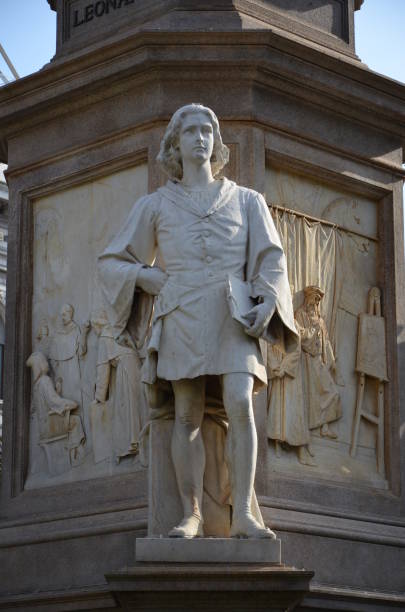 istock Statue of Leonardo da Vinci in Milan 1084900434