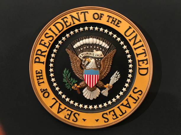 Seal of the President of the United States The Ausym of the President of the United States. Used in press conferences, etc. Seal of the President of the United States us president stock pictures, royalty-free photos & images